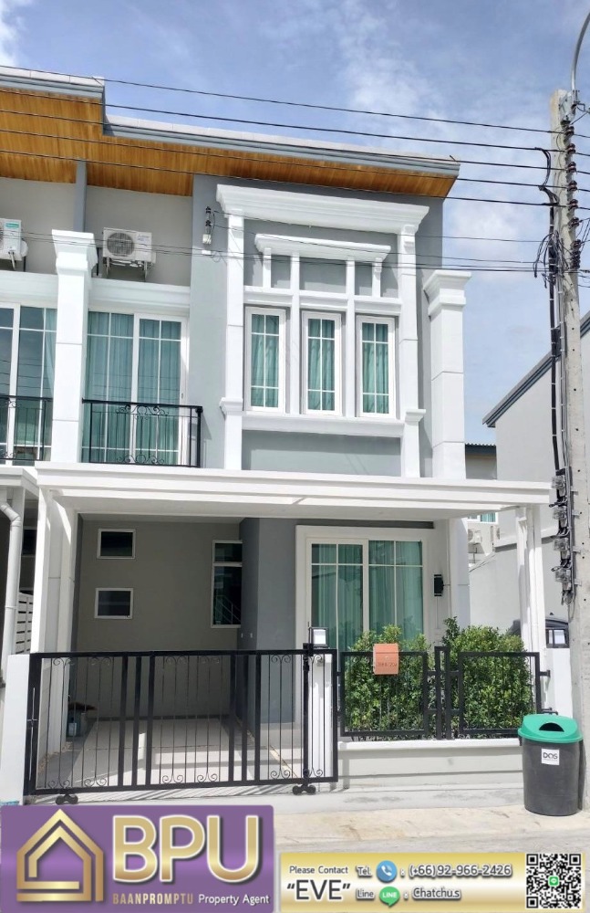 For RentHouseSamut Prakan,Samrong : ** Pet Friendly 3 Bedrooms Townhome for Rent ** Golden Neo Sukhumvit-Lasalle