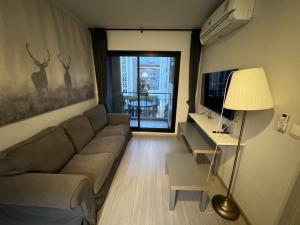 For RentCondoRama9, Petchburi, RCA : Aspire Asoke Ratchada 2 bedrooms, vacant, ready to move in, beautiful room 💗 Hurry and book before the room is gone.