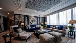 For RentCondoWitthayu, Chidlom, Langsuan, Ploenchit : Condo for rent, Super Luxury, The Park Chidlom, size 258.87 sq m., ready to move in, beautifully decorated, in the city center, near BTS Chidlom