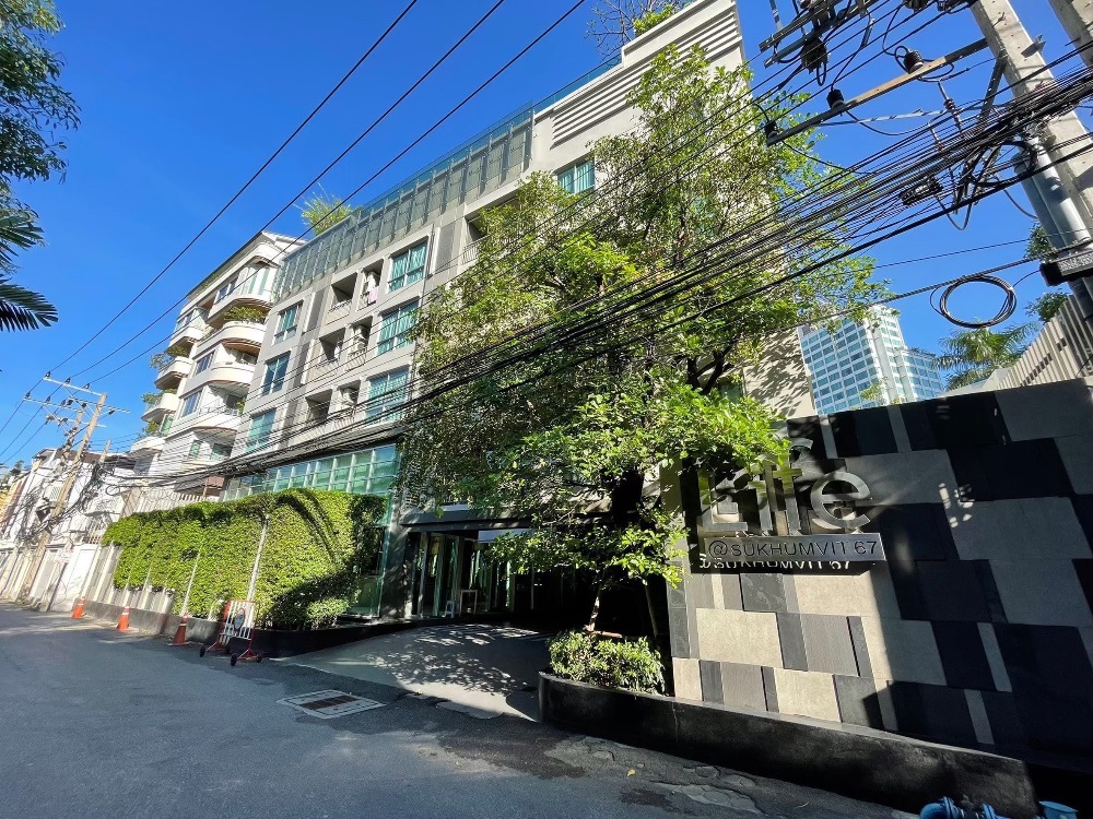 For SaleCondoOnnut, Udomsuk : Urgent sale! Condo for sale, always rented, project from AP Life @ Sukhumvit 67 (2 bedrooms/2 bathrooms, 8th floor)