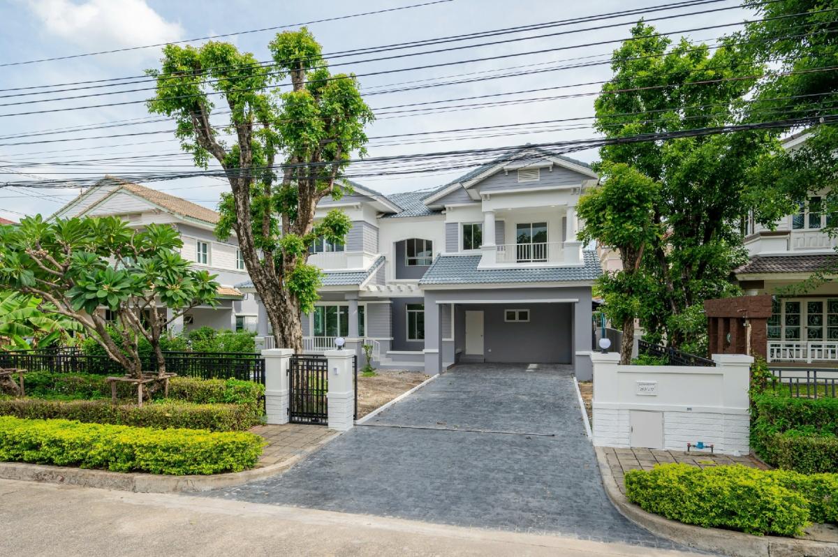 For SaleHouseNawamin, Ramindra : 🔥Hot deal🔥1 million baht discount💥Single house in the city center, newly renovated🔰Manthana Watcharapol☘️Shady and comfortable💚Wide🔹️105 sq.w.🔹️3 bedrooms, 3 bathrooms, 1 maids room, 4 parking spaces