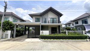 For SaleHouseChaengwatana, Muangthong : Venue Flow Chaengwattana, single house, Nonthaburi, 54.9 sq m, corner house, beautiful, ready to move in