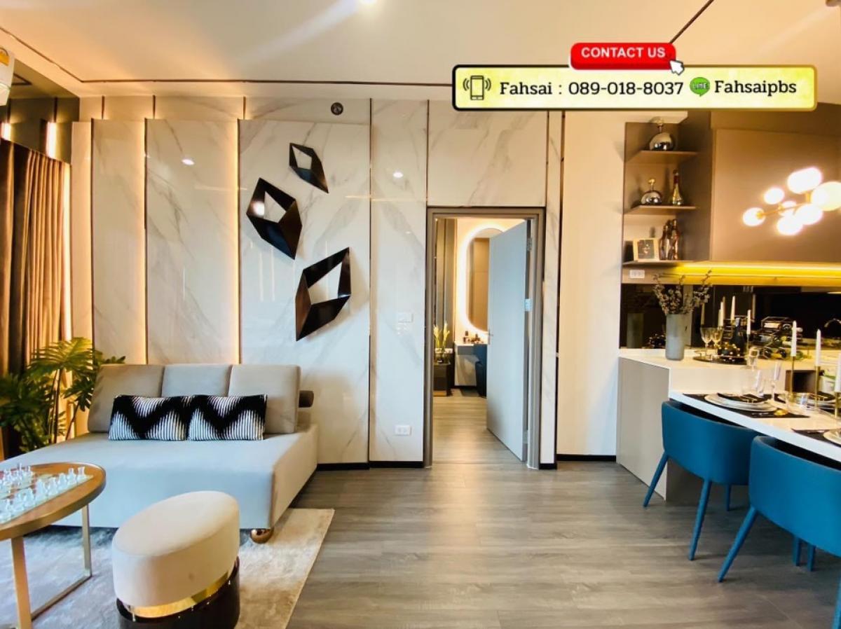 Sale DownCondoOnnut, Udomsuk : Ideo Sukhumvit - Rama 4 🛑2bed - 2Bath 🚩Size 65 sq m. ✅ Cheapest in the building 〽️High floor - Beautiful view Interested, contact K. Fa Sai 📞089-018-8037 🆔 Fahsaipbs