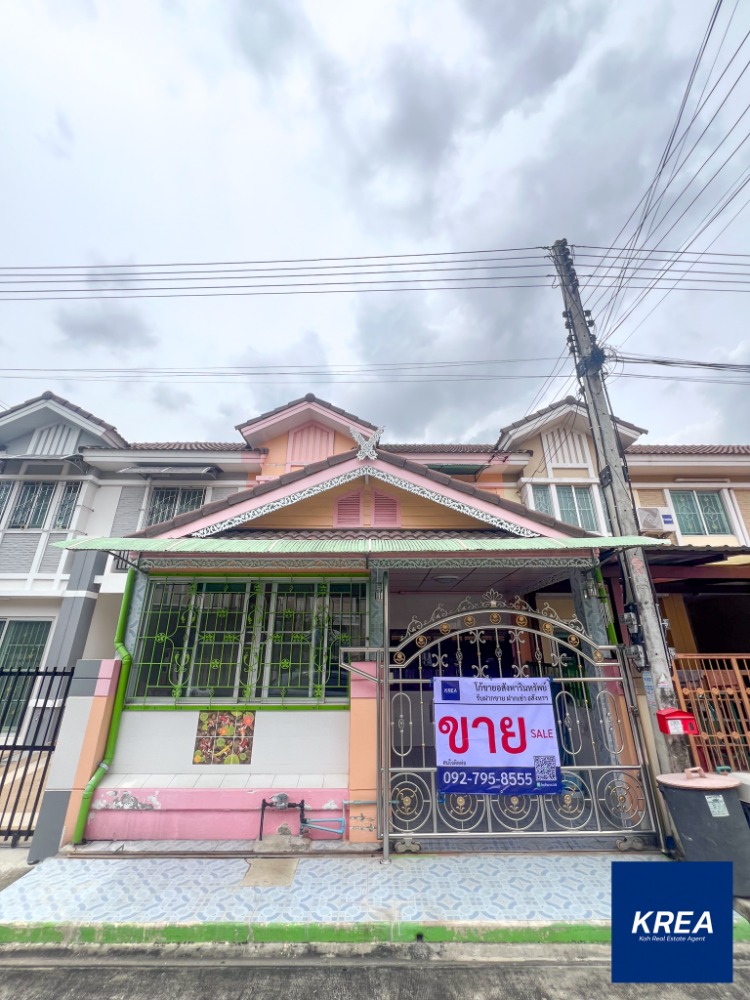 For SaleTownhousePathum Thani,Rangsit, Thammasat : 🚨 Selling a 2-storey townhouse, Pruksa Ville 16 Rangsit-Ongkharak project, already extended, selling at the cheapest price in the project.