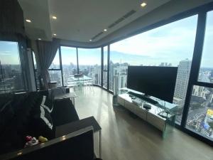 For RentCondoSukhumvit, Asoke, Thonglor : 2BR/2BA Ashton Asoke | 40th Floor, 65 sq.m. | Rental Price 80K Baht/Month