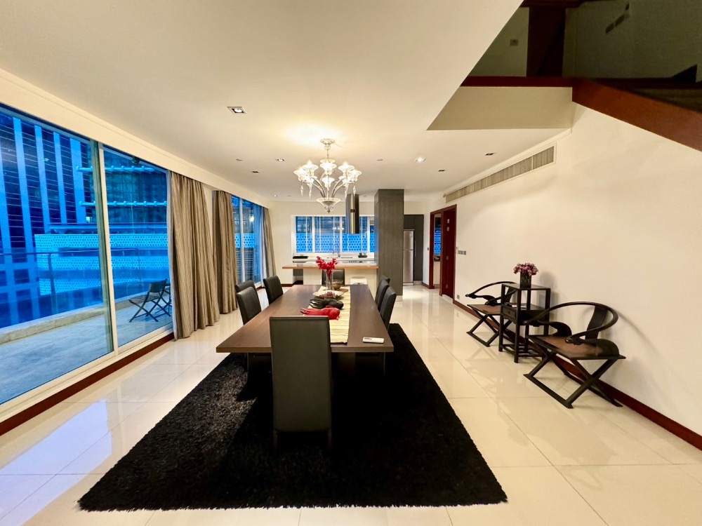 For RentCondoSukhumvit, Asoke, Thonglor : 3BR/4BA Duplex at Le Raffine Jambunuda Sukhumvit 31 | 13th-14th Floors, 385 sq.m. | Rental Price 200K Baht/Month | Selling Price 65MB