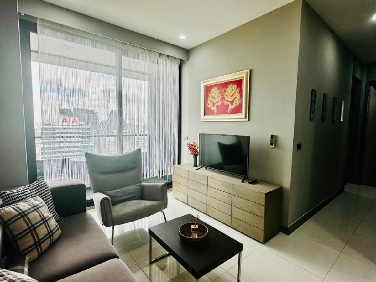 ให้เช่าคอนโดสีลม ศาลาแดง บางรัก : Nice room for rent at M Silom