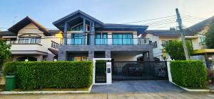 For RentHouseRattanathibet, Sanambinna : For sale/rent, custom-built single-family home, Nordic style, only 3 minutes from the BTS**Sai Ma, Nonthaburi