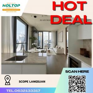 For RentCondoWitthayu, Chidlom, Langsuan, Ploenchit : #K378 For rent Scope Langsuan 🩷