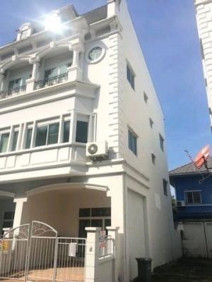 For RentTownhouseLadkrabang, Suwannaphum Airport : For rent/sale, 3-storey townhouse, near Lat Krabang Airport Link, Suvarnabhumi Airport