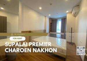 For RentCondoWongwianyai, Charoennakor : For rent 🔺 Supalai Premier Charoen Nakhon 🔺 Complete furniture and electrical appliances. Near Khlong San intersection