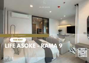 For RentCondoRama9, Petchburi, RCA : For rent 📍 Life Asoke - Rama 9 📍 Fully furnished and electrical appliances, near MRT Rama 9