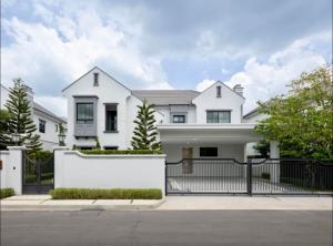 For SaleHousePattanakan, Srinakarin : For sale: 2-storey luxury detached house, Nantawan Village, Rama 9, New Krungthep Kreetha Road (L&H)