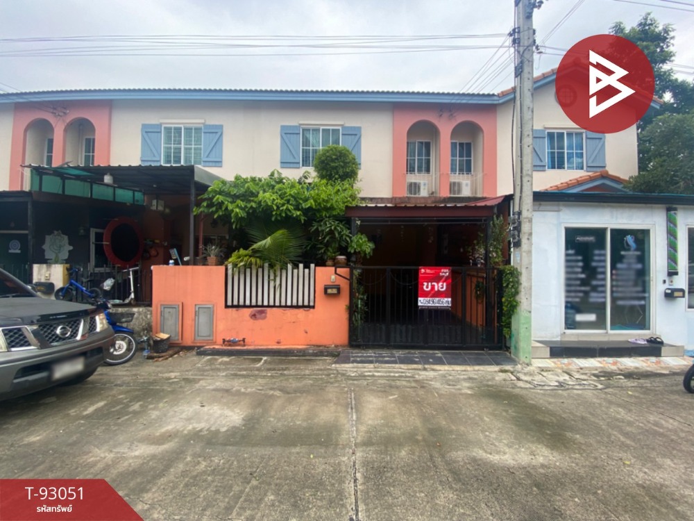 For SaleTownhousePathum Thani,Rangsit, Thammasat : Townhouse for sale, The Palazzetto Village, Khlong Luang, Pathum Thani