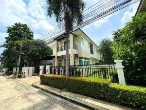 For SaleHouseChaengwatana, Muangthong : For sale: 2-storey detached house, Bangkok Boulevard, Chaeng Watthana, facing south, near the Pink Line BTS station, in front of HomePro Chaeng Watthana (Owner sells)