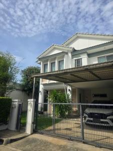 For RentHouseRama5, Ratchapruek, Bangkruai : For rent, 2-storey single house, Manthana, Chaeng Watthana-Ratchaphruek  99/121