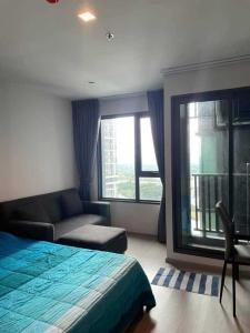 For RentCondoLadprao, Central Ladprao : Rent Life ladprao 1 bedroom 1 bathroom 28 Sqm. Beautiful room, high floor, ready to move in, fully furnished, next to BTS Ha Yaek Lat Phrao