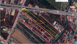 For SaleLandMin Buri, Romklao : Land for sale next to Suwinthawong Road, area 20- 0 - 51 rai, Suwinthawong Road, Lam Phak Chi Subdistrict, Nong Chok District, Bangkok 10530