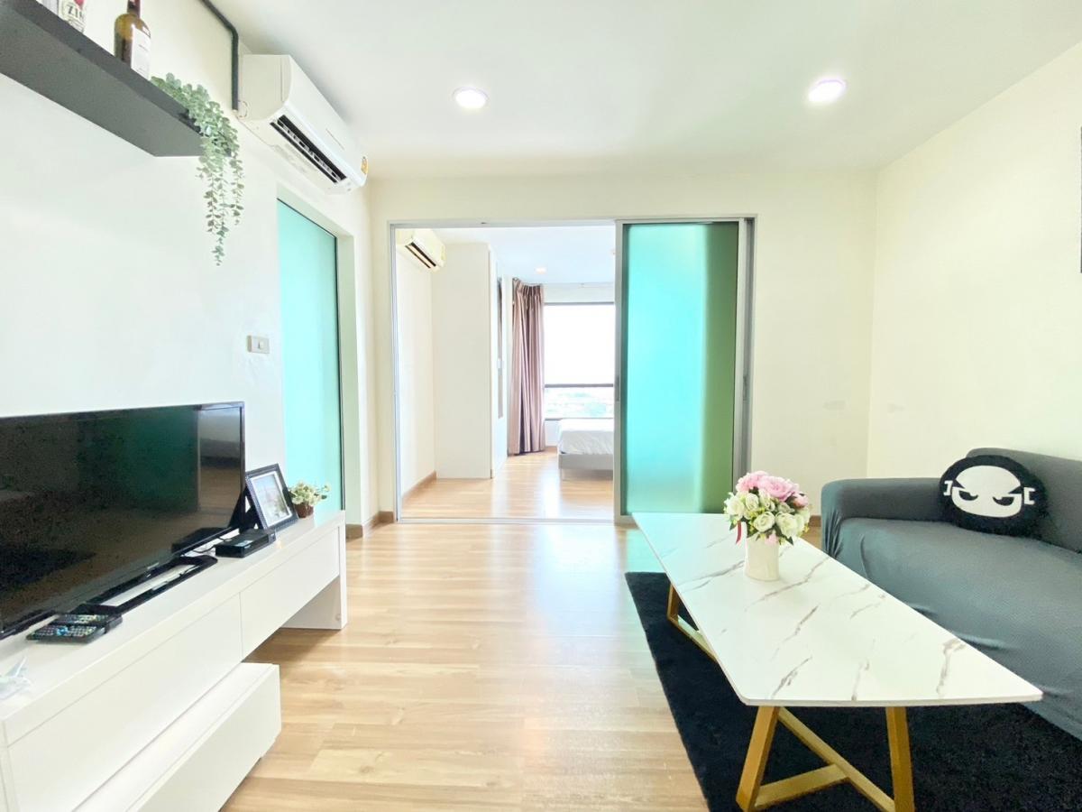 For RentCondoKaset Nawamin,Ladplakao : Condo for rent, Freemio Fire, Kaset-Nawamin, price 9000, 2 air conditioners, separate bedroom, living room and kitchen