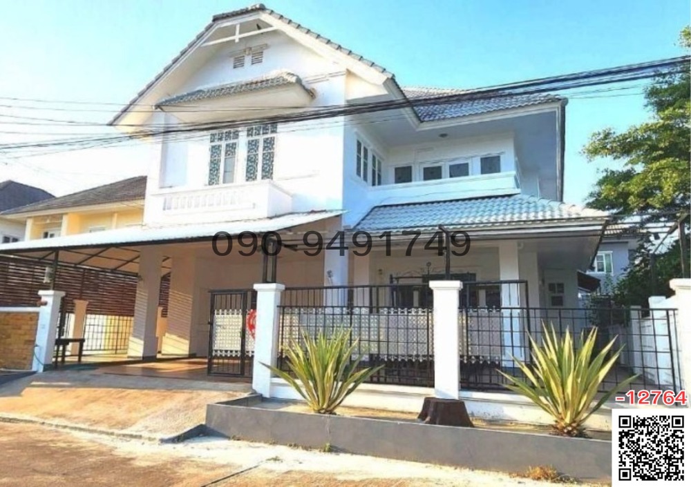 For RentHouseNonthaburi, Bang Yai, Bangbuathong : House for rent, The Oriental House project, beautiful house, complete functions, complete furniture, complete electrical appliances