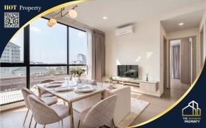 For RentCondoRatchathewi,Phayathai : For rent: Park Origin Phayathai, a new luxury condo on Phayathai Road, 2 bedrooms, 2 bathrooms, high floor, new room, fully furnished, near BTS Phayathai and Airport Link.