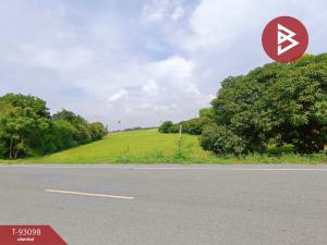 For SaleLandSuphan Buri : Urgent sale of vacant land, next to the road, area 3 rai 2 ngan 50 sq m, Pho Phraya, Suphan Buri