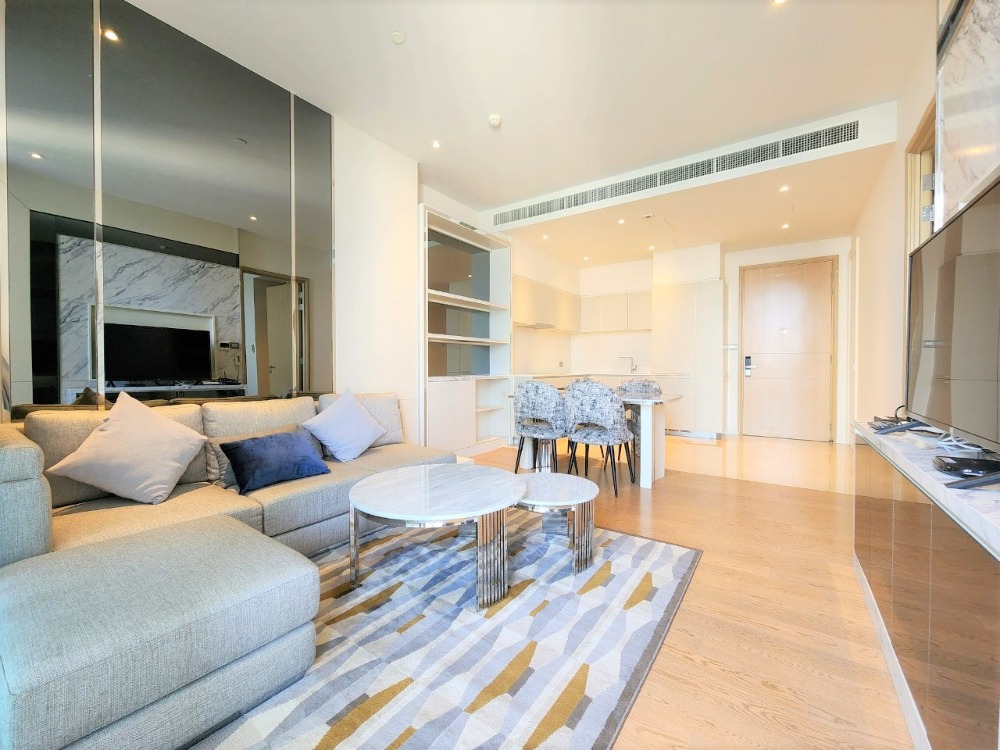 For RentCondoWongwianyai, Charoennakor : For Rent: Magnolias Waterfront Residences, corner unit with pool and garden views of ICONSIAM. 66.05 sq.m., 1 bedroom @65,000 Baht.