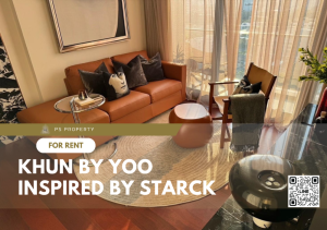 For RentCondoSukhumvit, Asoke, Thonglor : For rent 📍 KHUN by YOO inspired by Starck 📍 Fully furnished and electrical appliances, near BTS Thonglor