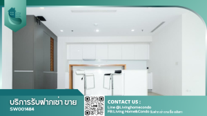 For SaleCondoWongwianyai, Charoennakor : Condo for sale, The River Charoen Nakhon, 2 bedrooms, high floor, corner room, Chao Phraya River view