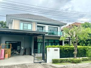 For SaleHouseRama5, Ratchapruek, Bangkruai : Single house for sale, large house, cost price, very new house, sold with furniture.