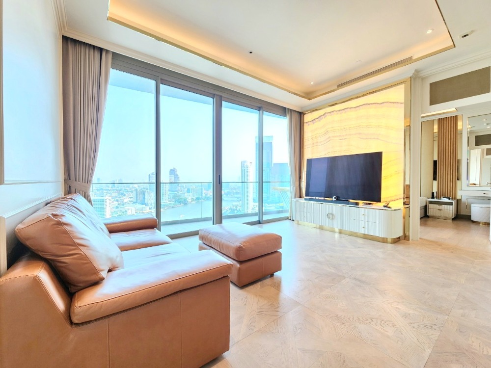 For RentCondoWongwianyai, Charoennakor : 8196(TE)-R♚♕ For RENT, SELL For rent, sale 2 bedrooms | next to BTS Charoen Nakhon | The Residences at Mandarin Oriental, Bangkok♘Area: 128.05 sq.m.♖Rent: 250,000฿♖Sell: 79,500,000฿☏O86-4540477,065-9423251♙LineID:@newnormal