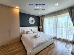 For SaleCondoHuahin, Prachuap Khiri Khan, Pran Buri : Condo for sale by the sea, in the heart of Hua Hin, 3 bedrooms