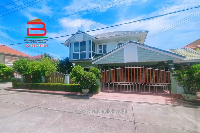 For SaleHouseNonthaburi, Bang Yai, Bangbuathong : Single house, Perfect Park Rama 5-Bang Yai, area 61.3 sq m., near Wat Som Kleng, Bang Yai Market BTS Station, Kanchanaphisek Road, Bang Mae Nang Subdistrict, Bang Yai District, Nonthaburi Province