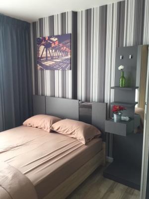 For RentCondoLadkrabang, Suwannaphum Airport : (Owner Post) For rent: D Condo On Nut-Rama 9, beautiful room, unblocked view