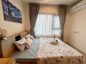 For RentCondoSamut Prakan,Samrong : For rent Aspire Erawan Prime, nice room, 25th floor