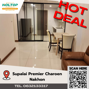 For RentCondoWongwianyai, Charoennakor : #A327 For rent Supalai Premier Charoen Nakhon