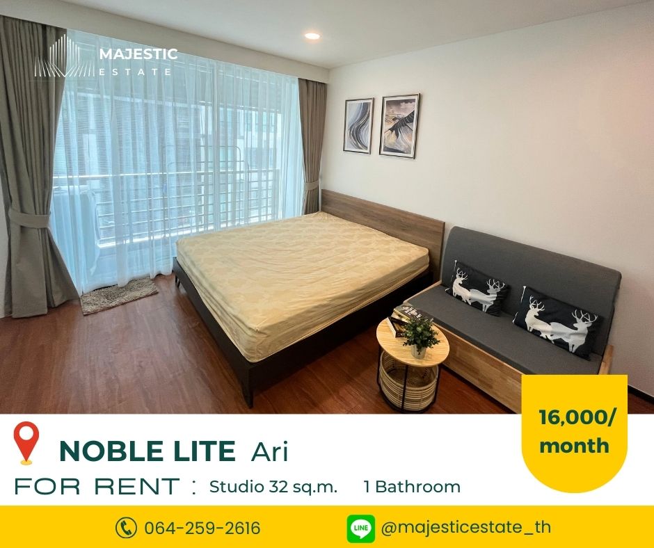 For RentCondoAri,Anusaowaree : Noble Lite Ari for rent Newly renovated and ready to move in. Conveniently located near BTS Ari and close to Rama 6 Expressway.