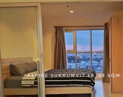 For SaleCondoOnnut, Udomsuk : Condo for sale, owner occupied, 1 bedroom, 1 kitchen, Aspire Sukhumvit 48, 38 sq m, river view, near BTS Phra Khanong