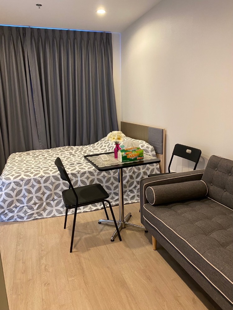 For RentCondoThaphra, Talat Phlu, Wutthakat : For rent, beautiful room, Ideo Sathorn Tha Phra (Ideo sathorn thapra), next to BTS Pho Nimit, 300 meters, fully furnished, only 7,000 baht.