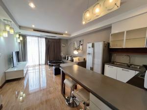 ให้เช่าคอนโดรัชดา ห้วยขวาง : RENT !! Condo Amanta Ratchada, MRT Thailand Cultural Centre, 2 Beds, Tower 1, Fl. 4, Area 85 sq.m., Rent 32,000 Baht