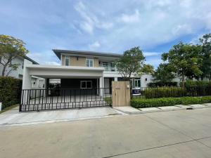 For RentHouseRama5, Ratchapruek, Bangkruai : For rent, Manthana Village Westgate project • Luxurious single-family home in a central location, Bangkok, Westgate Village, for rent • Luxurious single-family home in a central location