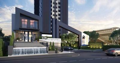 For RentCondoRattanathibet, Sanambinna : Ken Attitude Rattanathibet for rentFloor 8th, Size 35 sqm.Rent price​ 12,000฿/Month