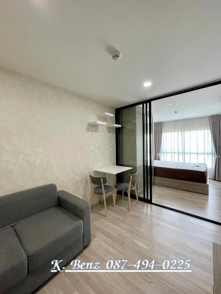 For RentCondoOnnut, Udomsuk : For rent: Plum Condo Sukhumvit 97.1, fully furnished room, near BTS Bang Chak