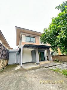 For RentHouseNawamin, Ramindra : For rent, a 46 sq.w. semi-detached house, Prompat Prime Village, near Safari World, near Sathit Phatthana School, with furniture, Sansiri House, shady common area, 4 air conditioners 💥💥 Rent 22,000 baht, including common area