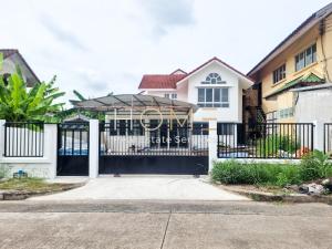 For SaleHouseMin Buri, Romklao : Detached house in Sammakorn near the lake ✨ Sammakorn Ramkhamhaeng 110 / 5 bedrooms (for sale), Sammakorn Ramkhamhaeng 110 / Detached House 5 Bedrooms (FOR SALE) JANG198