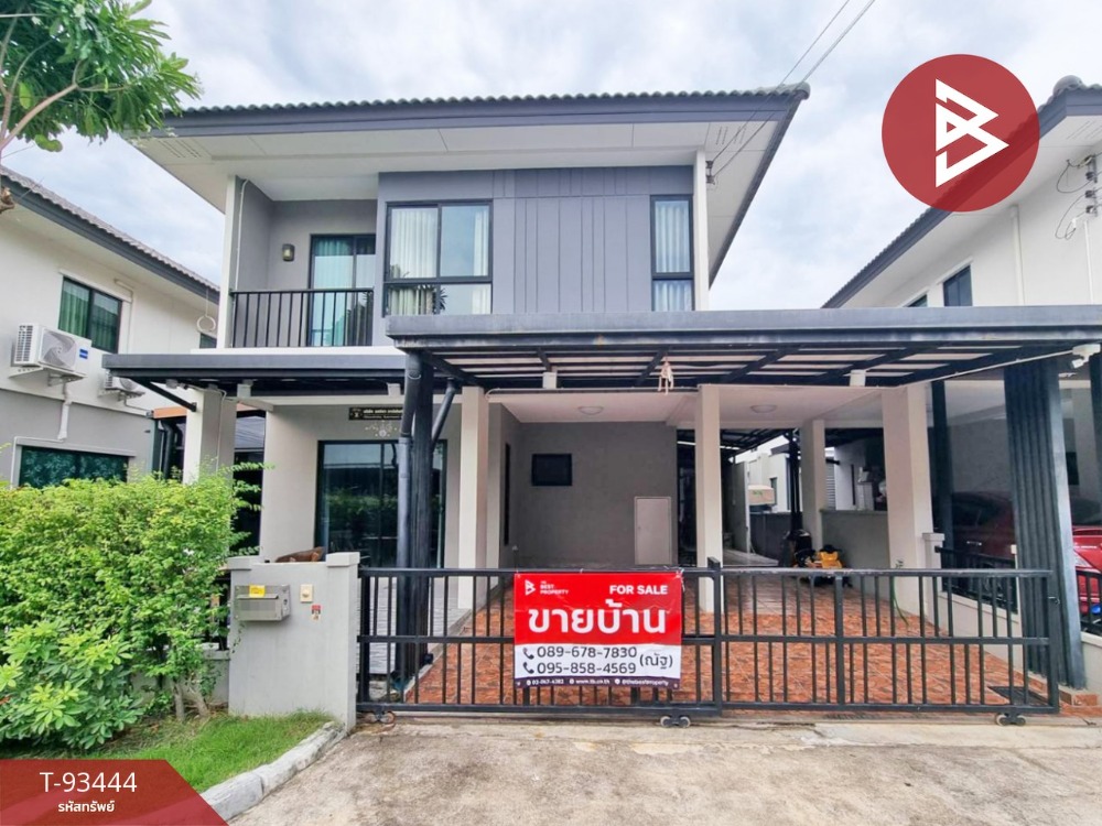 For SaleHouseRathburana, Suksawat : For sale: semi-detached house, Grand Pleno Village, Suk Sawat-Rama 3, Bangkok, ready to move in