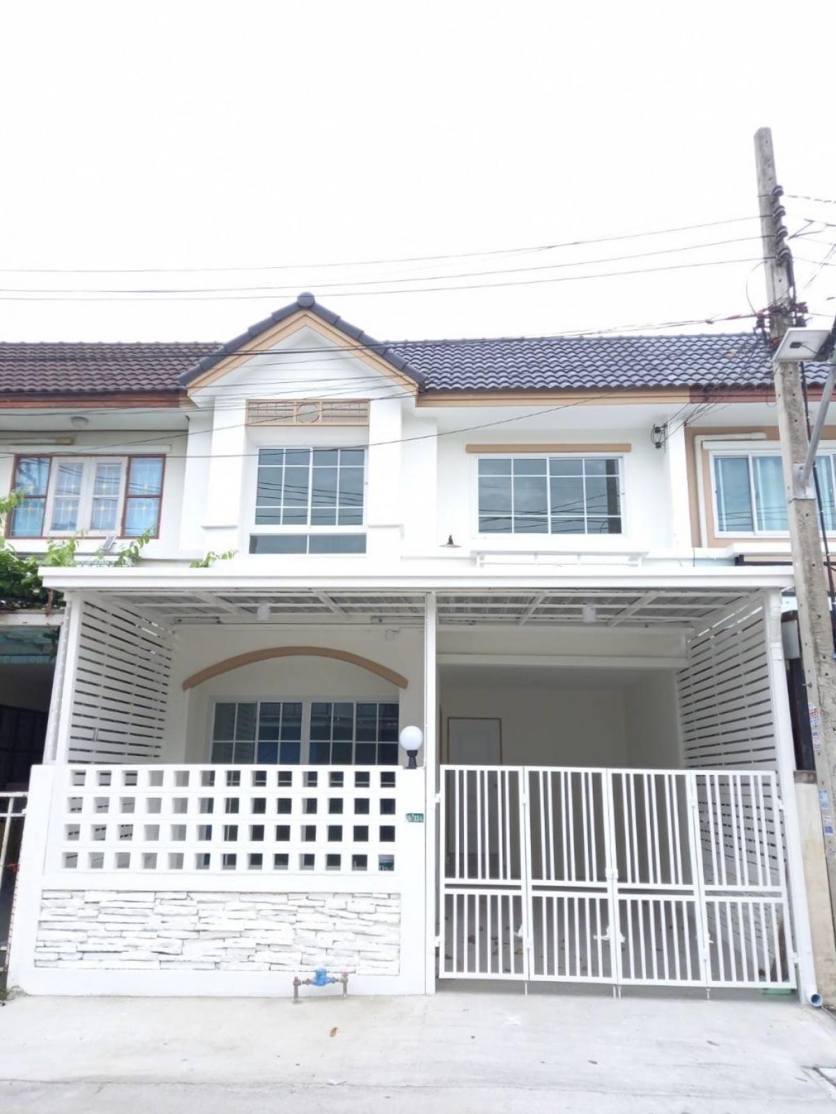 For SaleTownhouseRama5, Ratchapruek, Bangkruai : For sale: Townhouse, Aksara Village, Bang Bua Thong, 4 bedrooms, Main Road, Soi 15