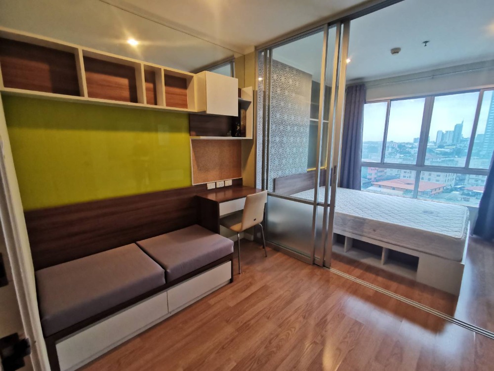 For RentCondoRattanathibet, Sanambinna : Room for rent, Lumpini Park, Rattanathibet, Building C, near MRT Bang Krasor *2 air conditioners* Fully furnished, ready to move in