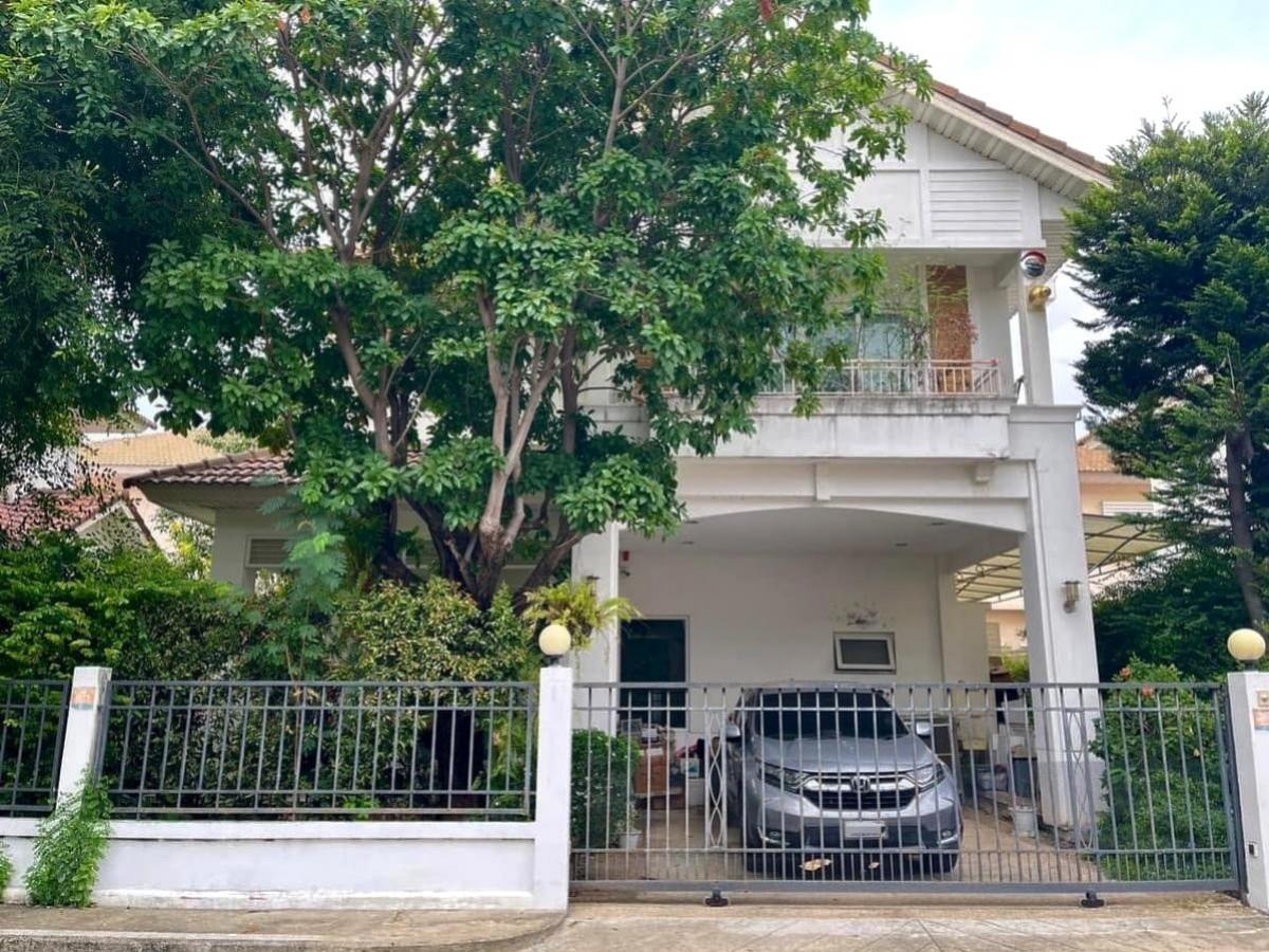 For RentHouseLadkrabang, Suwannaphum Airport : 2-storey detached house for rent, 56 sq m, on Lat Krabang Road, near Suvarnabhumi Airport.