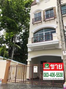 For SaleTownhouseRamkhamhaeng, Hua Mak : 3-storey townhouse, Baan Klang Muang The Paris, Rama 9-Ramkhamhaeng, completely renovated